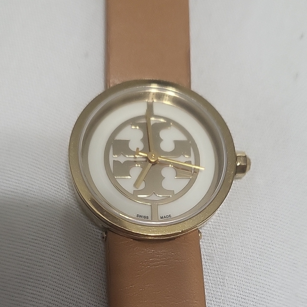 Tory Burch Gold and Tan Women's Watch - Picture 8 of 8